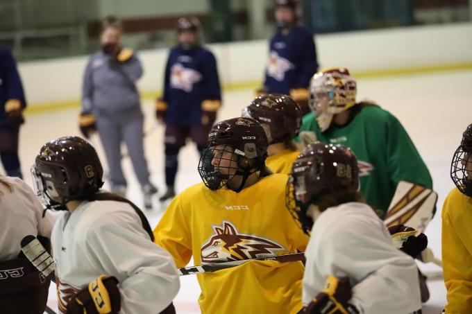 Alvernia University Women's Ice Hockey First Practice