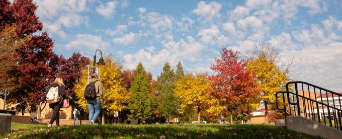 Alvernia's campus in the fall.